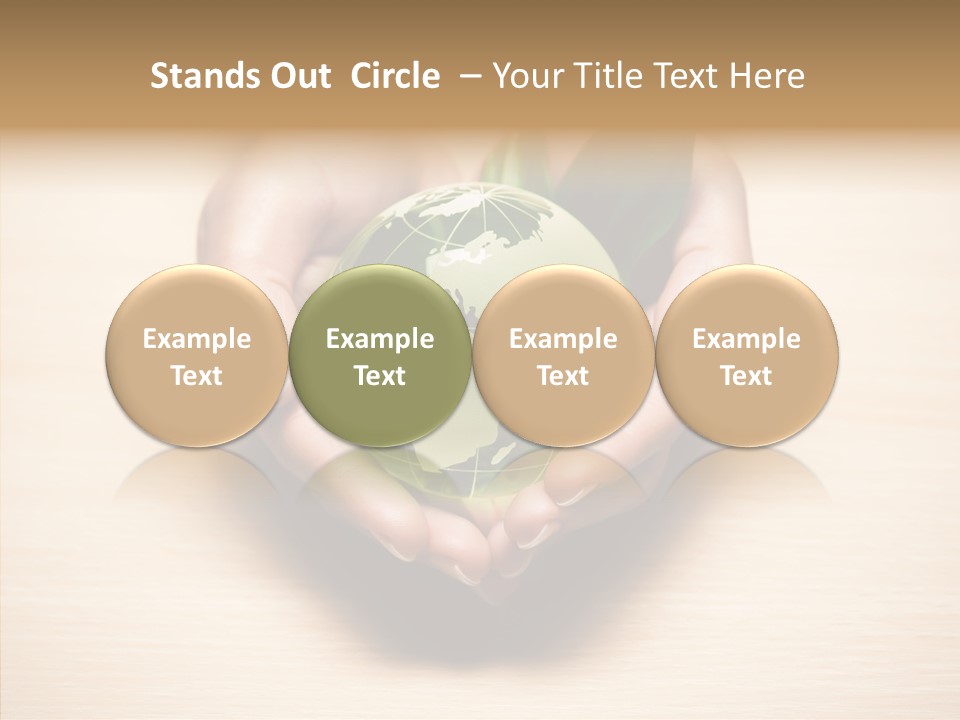 Helping Hand Closeup Grandmother PowerPoint Template