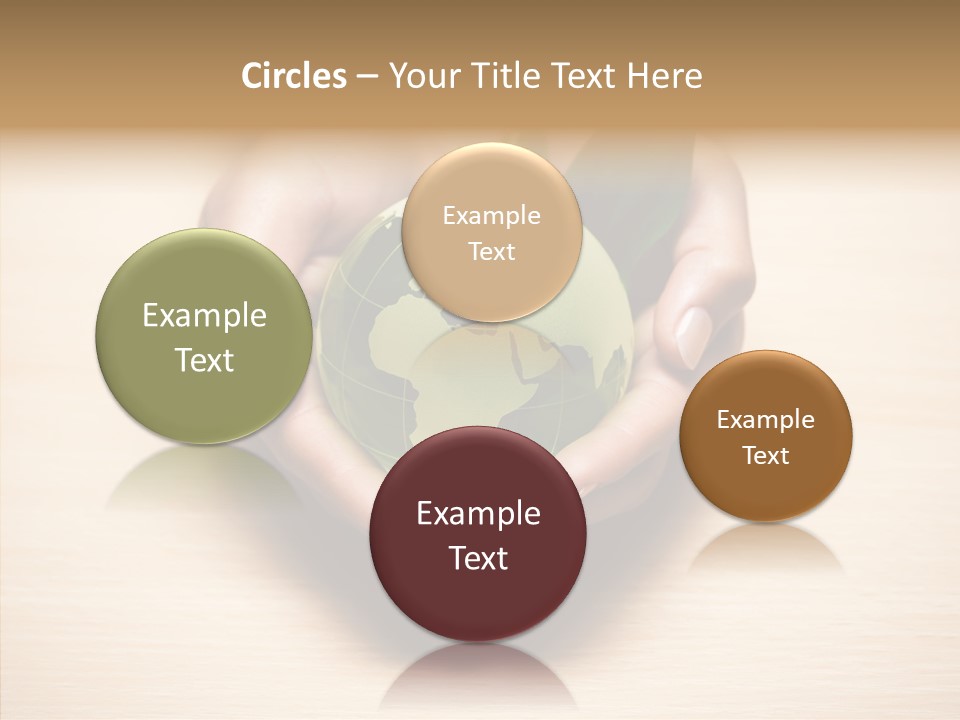 Helping Hand Closeup Grandmother PowerPoint Template