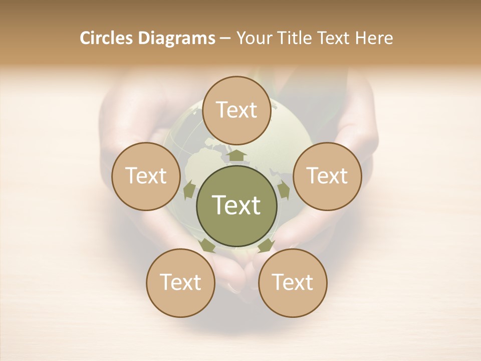 Helping Hand Closeup Grandmother PowerPoint Template