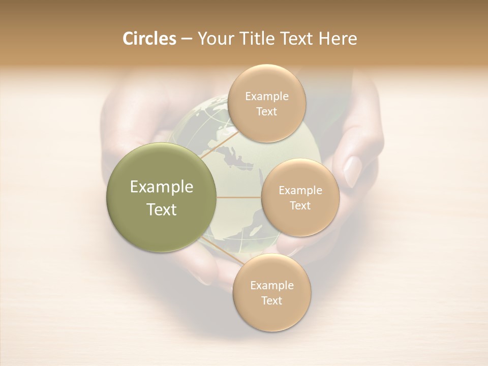 Helping Hand Closeup Grandmother PowerPoint Template