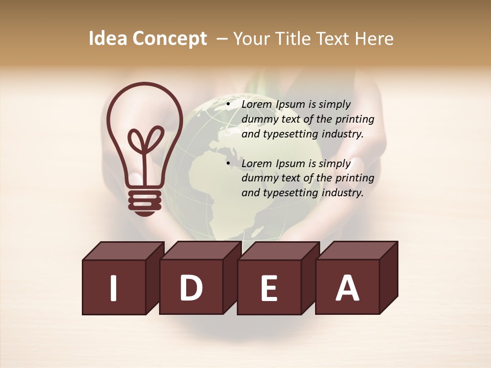 Helping Hand Closeup Grandmother PowerPoint Template