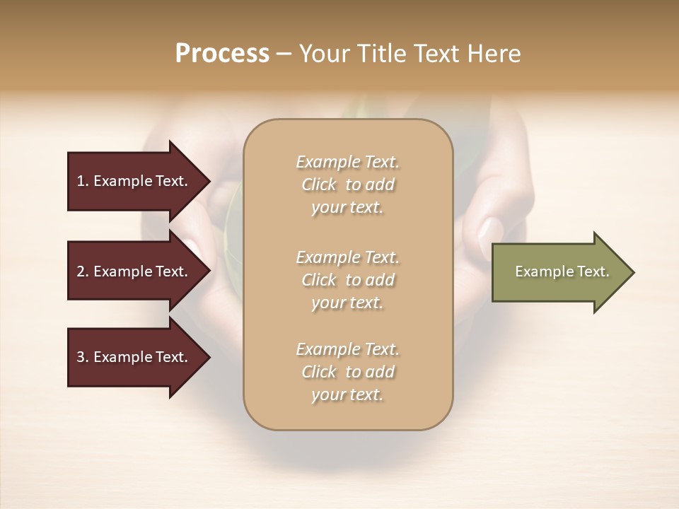 Helping Hand Closeup Grandmother PowerPoint Template