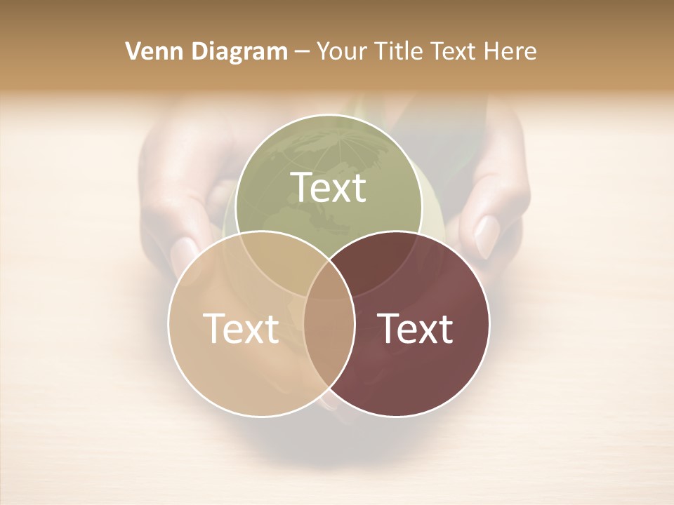 Helping Hand Closeup Grandmother PowerPoint Template