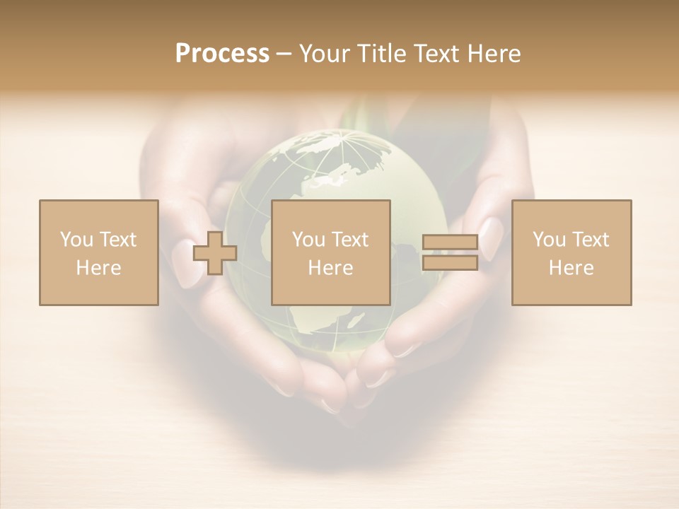 Helping Hand Closeup Grandmother PowerPoint Template