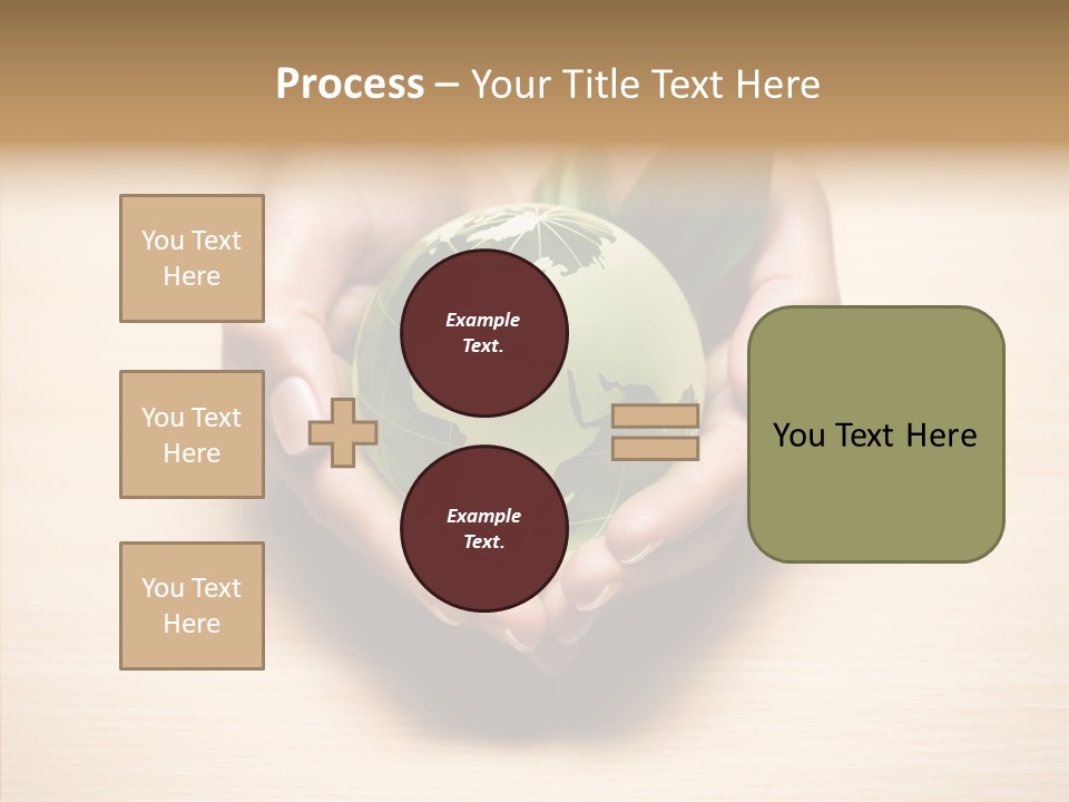 Helping Hand Closeup Grandmother PowerPoint Template