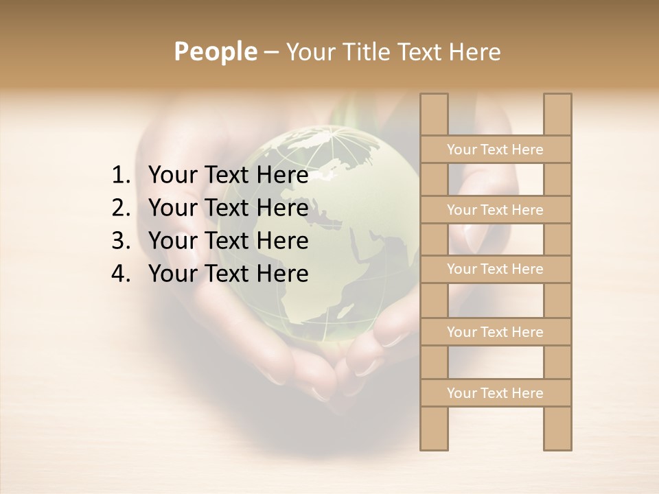 Helping Hand Closeup Grandmother PowerPoint Template