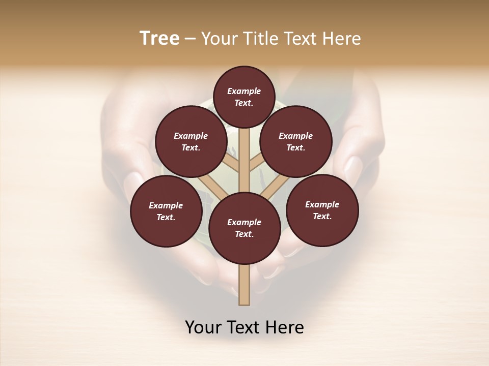 Helping Hand Closeup Grandmother PowerPoint Template