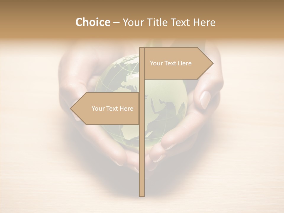 Helping Hand Closeup Grandmother PowerPoint Template