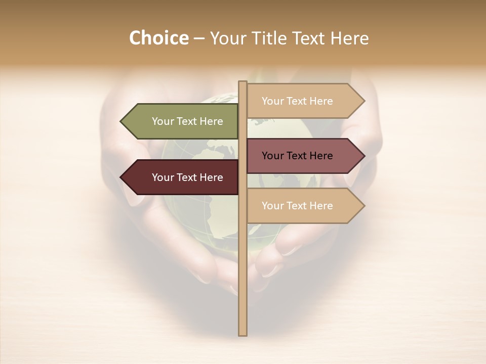 Helping Hand Closeup Grandmother PowerPoint Template