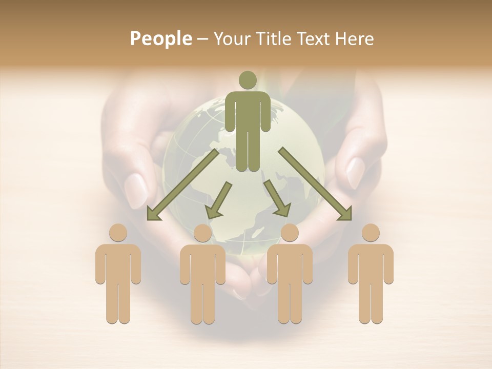 Helping Hand Closeup Grandmother PowerPoint Template