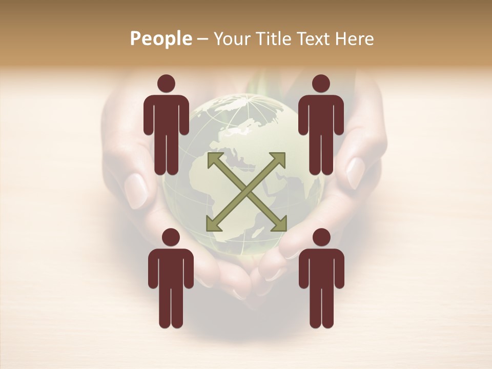 Helping Hand Closeup Grandmother PowerPoint Template