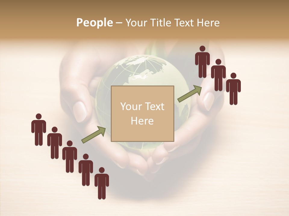 Helping Hand Closeup Grandmother PowerPoint Template