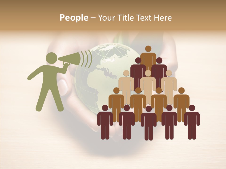 Helping Hand Closeup Grandmother PowerPoint Template