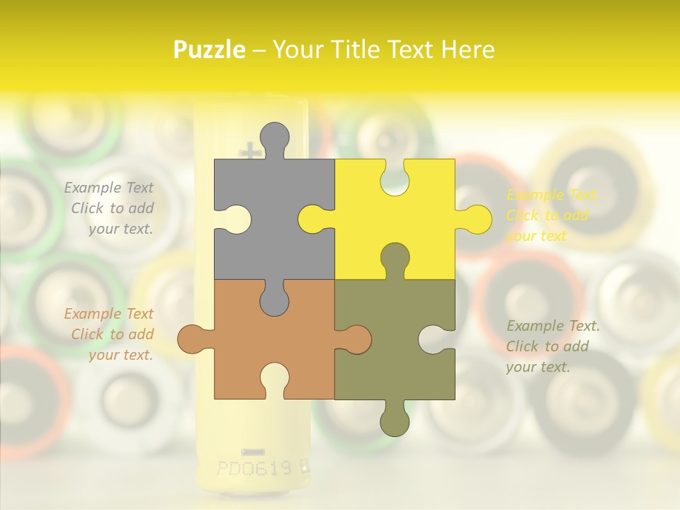 Touching Grandmother White Background PowerPoint Template