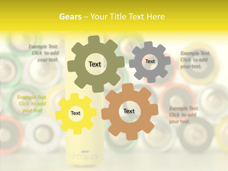 Touching Grandmother White Background PowerPoint Template