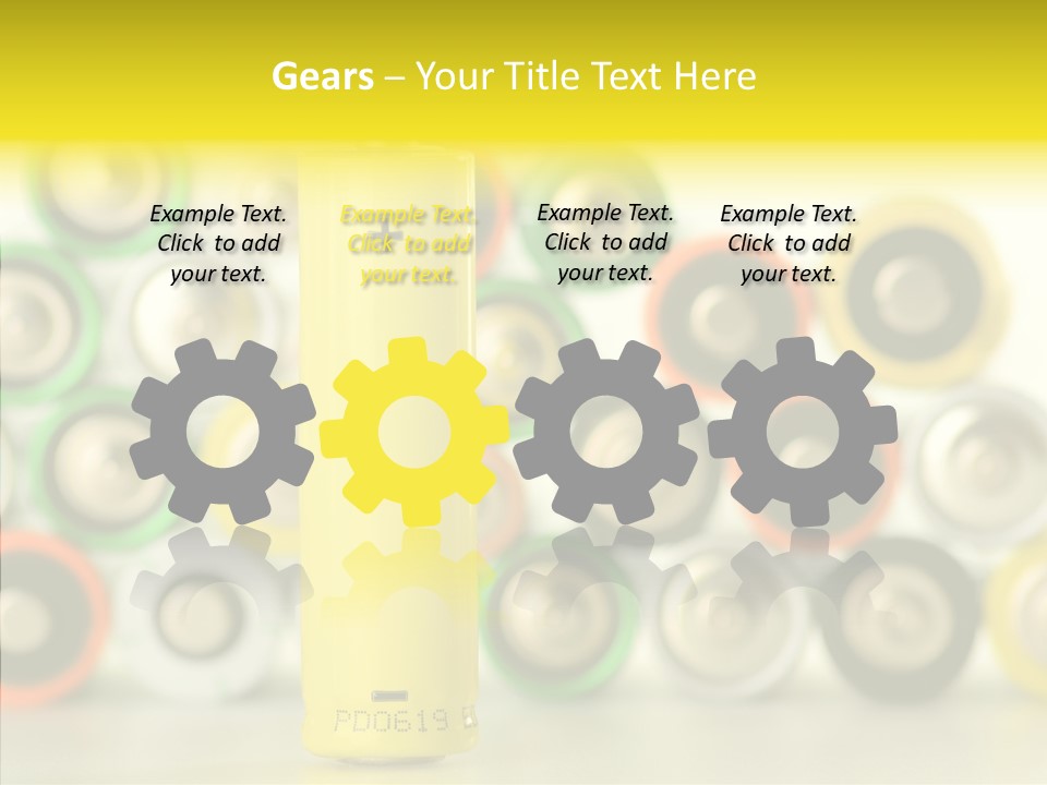 Touching Grandmother White Background PowerPoint Template