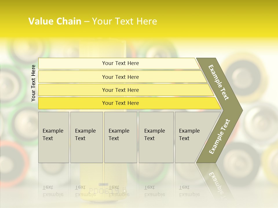 Touching Grandmother White Background PowerPoint Template