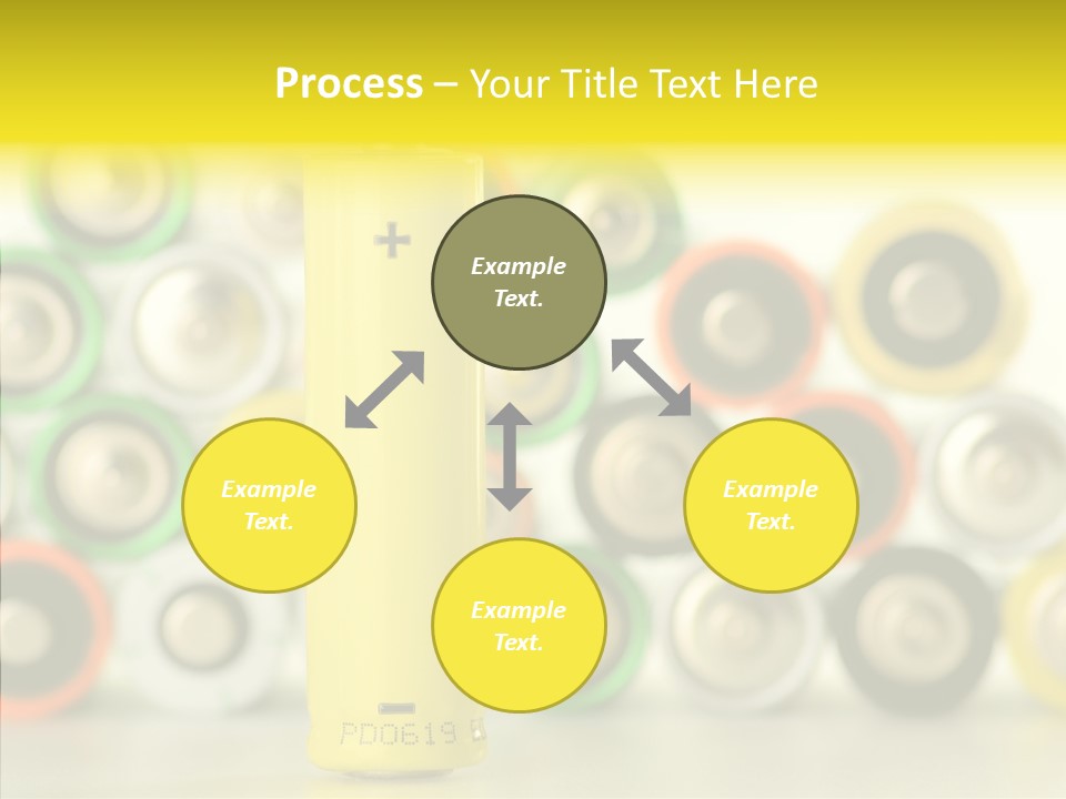 Touching Grandmother White Background PowerPoint Template