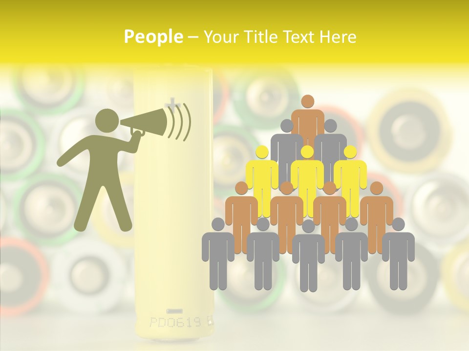 Touching Grandmother White Background PowerPoint Template