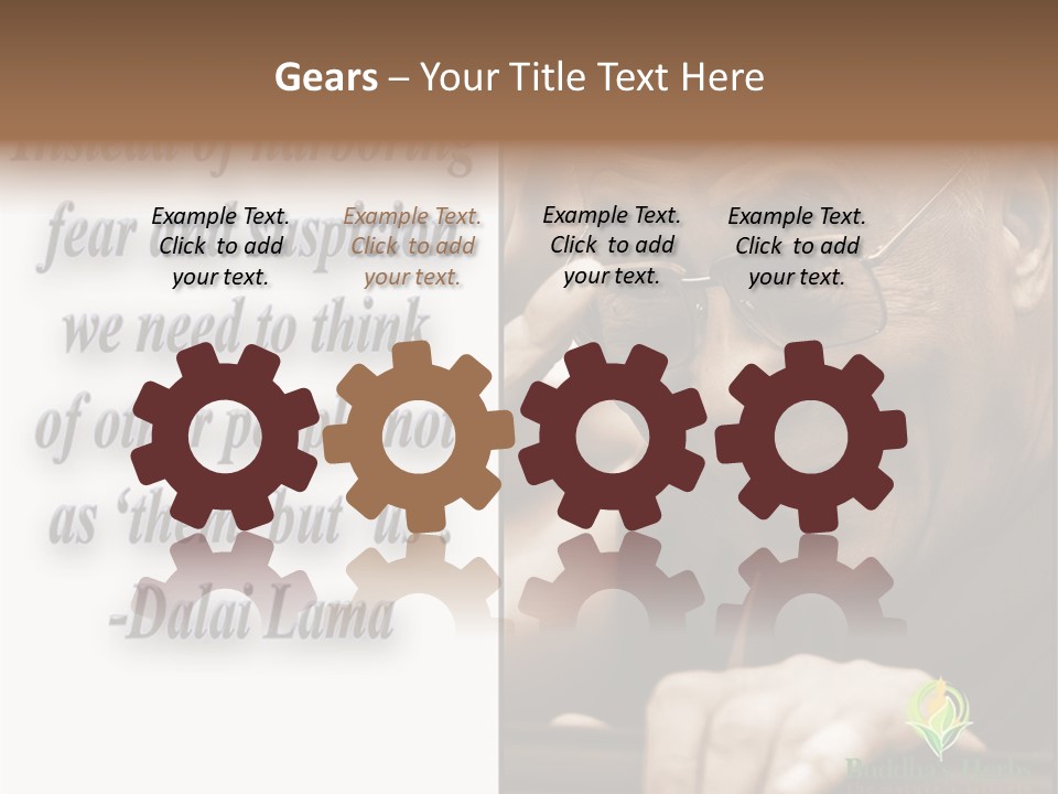 Hand Caregiver Elder PowerPoint Template