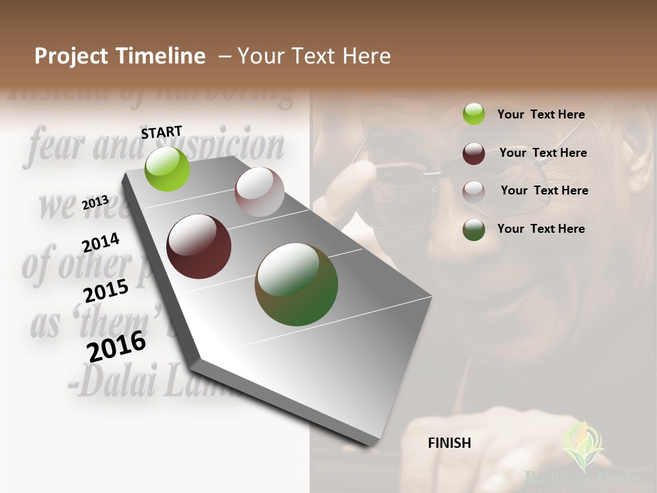 Hand Caregiver Elder PowerPoint Template