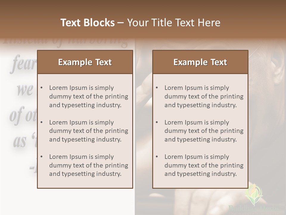 Hand Caregiver Elder PowerPoint Template
