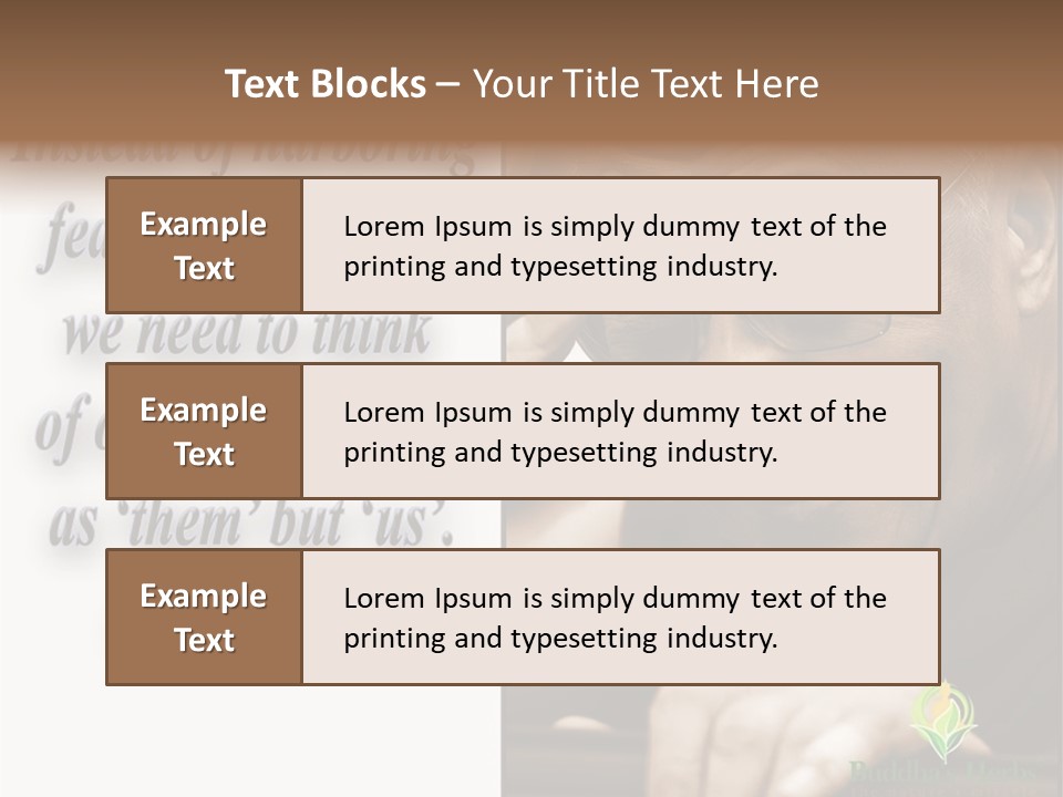 Hand Caregiver Elder PowerPoint Template