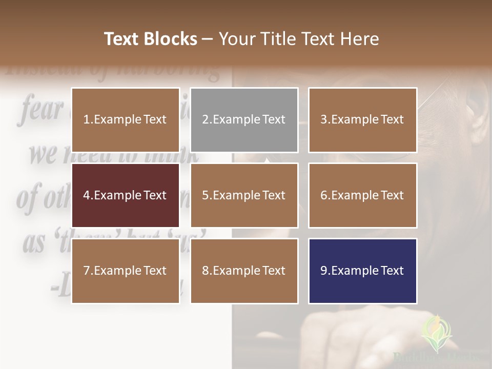 Hand Caregiver Elder PowerPoint Template
