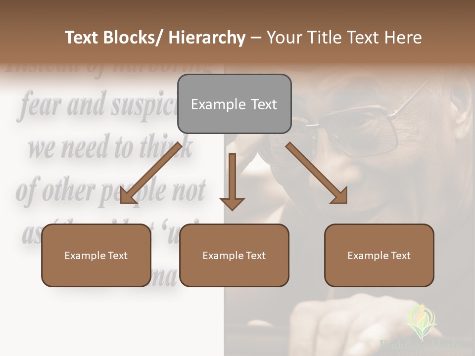Hand Caregiver Elder PowerPoint Template