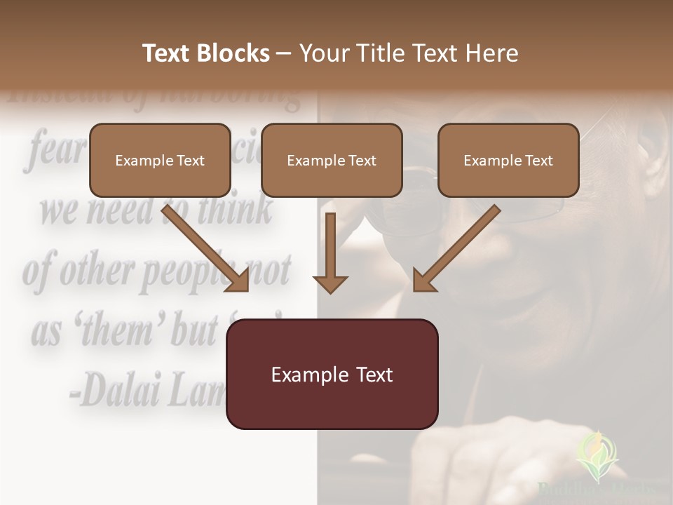 Hand Caregiver Elder PowerPoint Template
