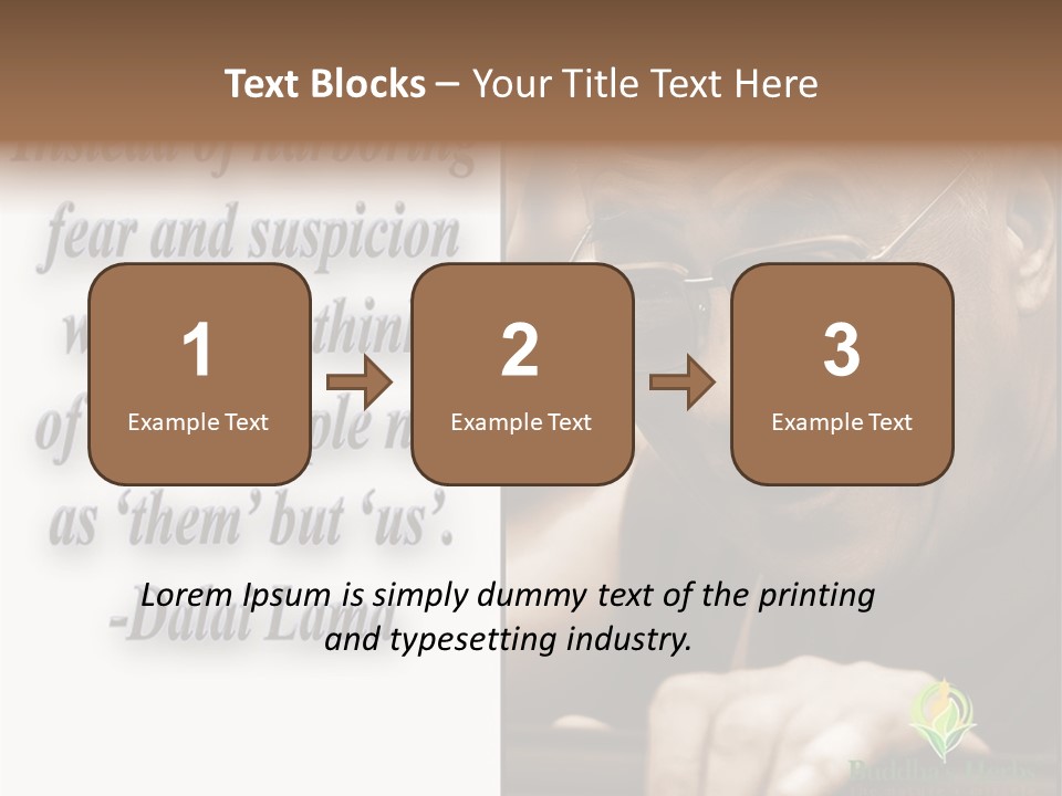 Hand Caregiver Elder PowerPoint Template