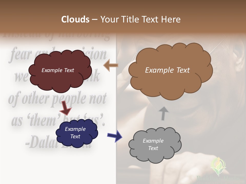 Hand Caregiver Elder PowerPoint Template