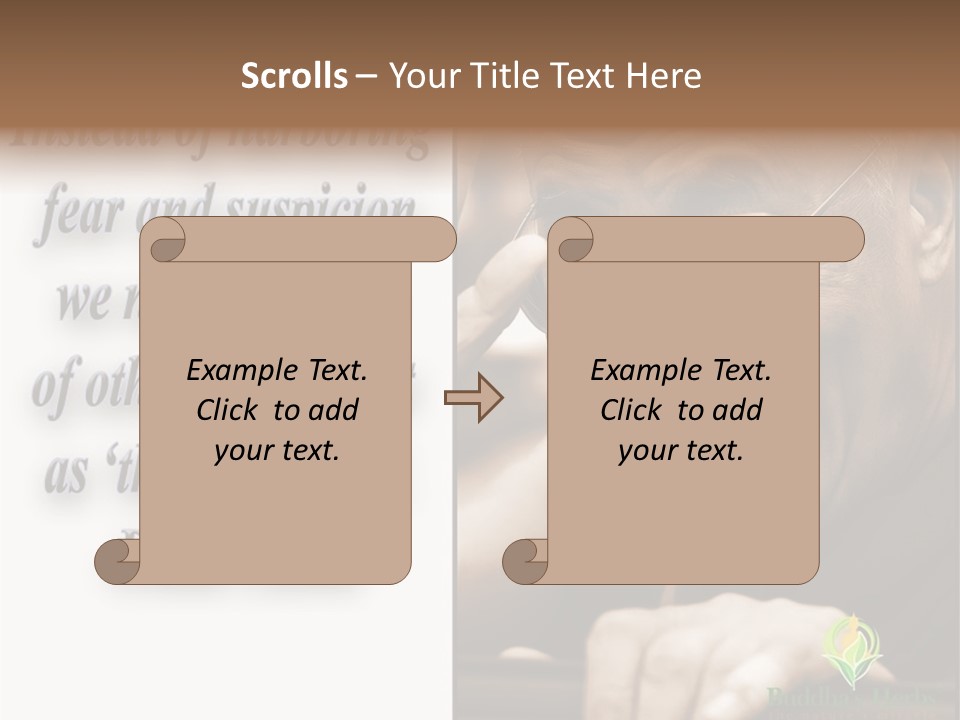 Hand Caregiver Elder PowerPoint Template