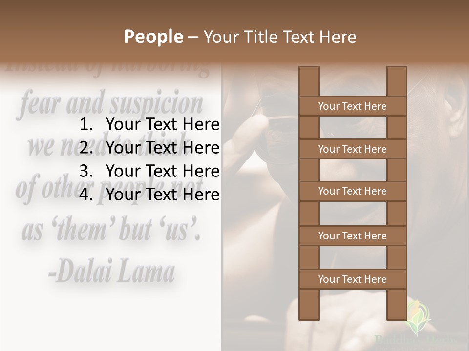 Hand Caregiver Elder PowerPoint Template