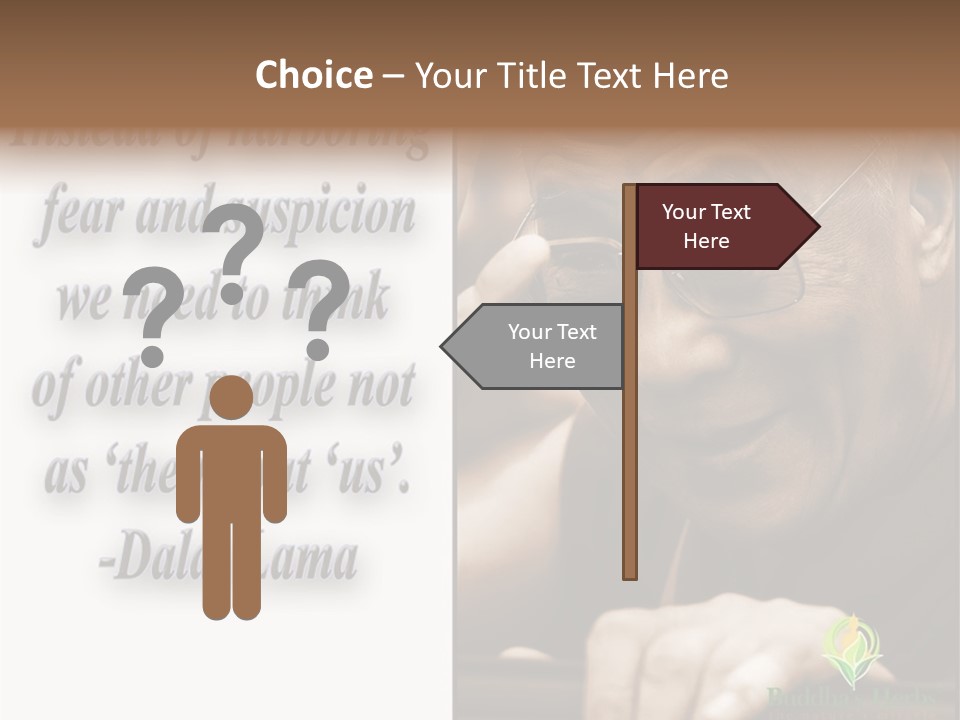 Hand Caregiver Elder PowerPoint Template