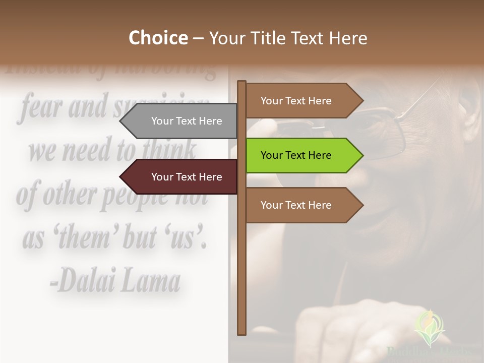 Hand Caregiver Elder PowerPoint Template