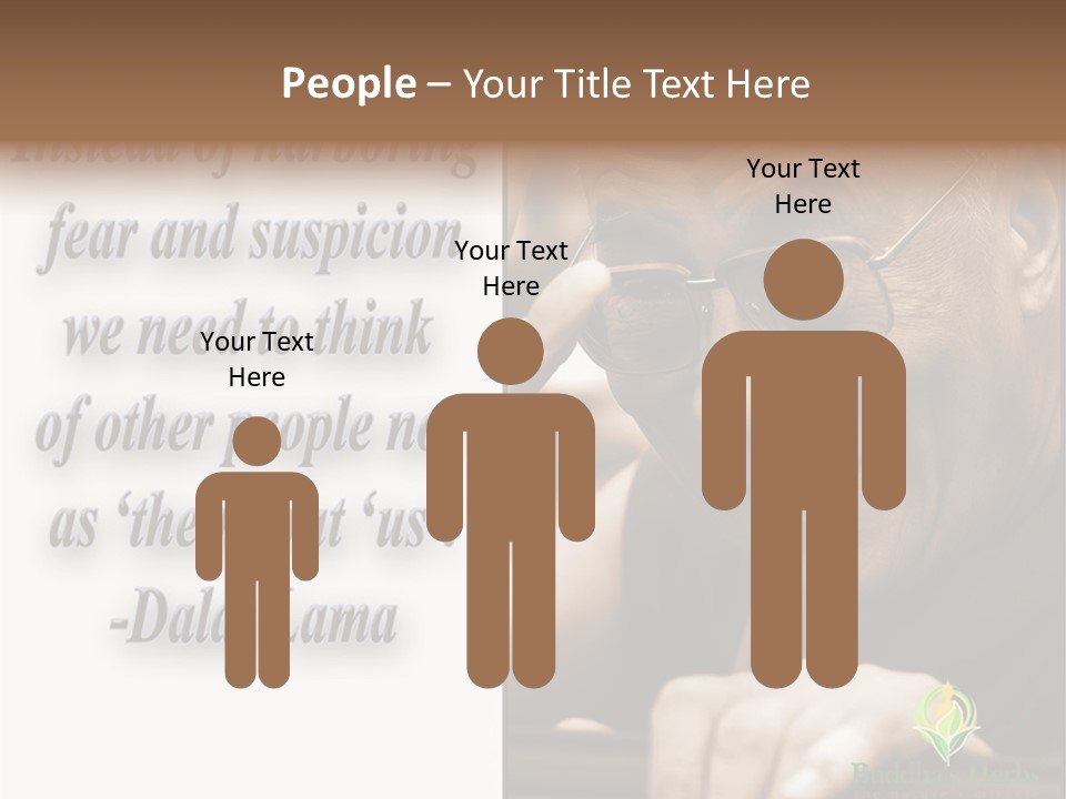 Hand Caregiver Elder PowerPoint Template