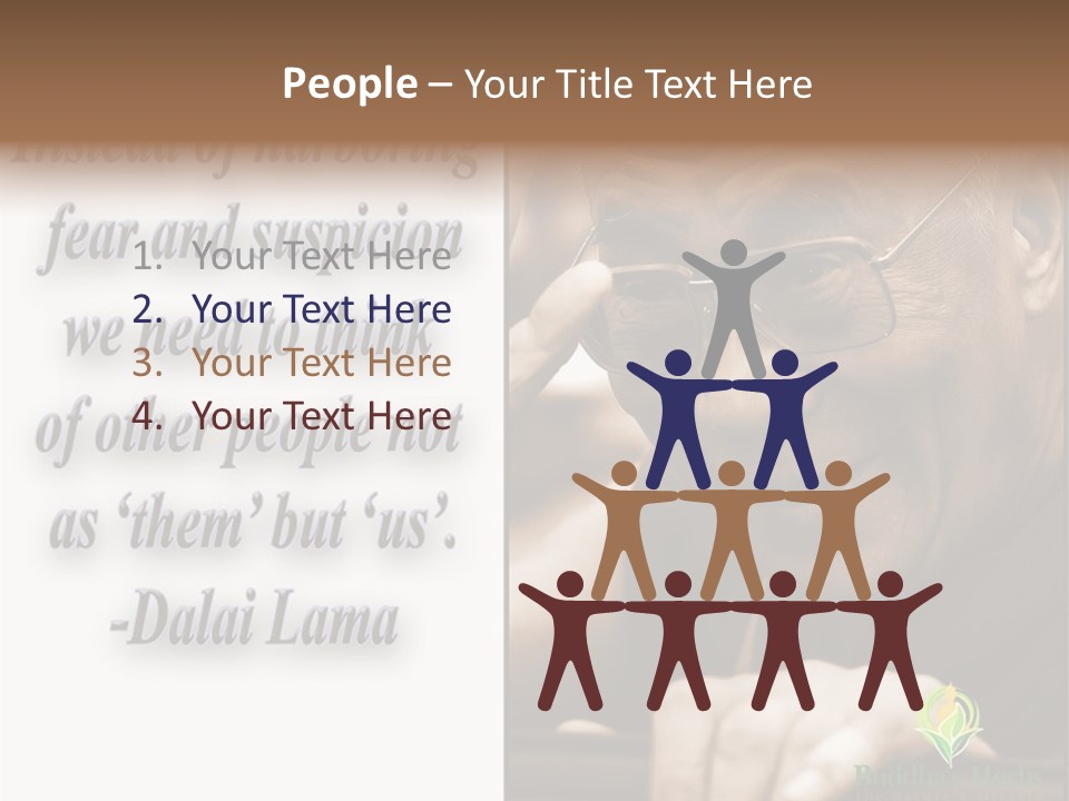 Hand Caregiver Elder PowerPoint Template