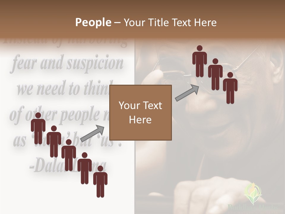 Hand Caregiver Elder PowerPoint Template