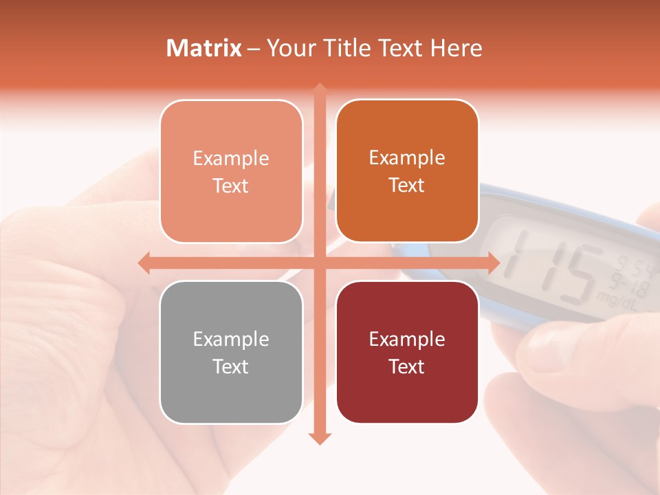 Helping Hand Elderly Hand PowerPoint Template