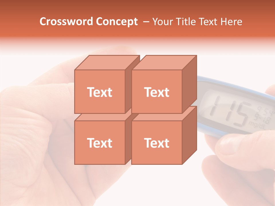 Helping Hand Elderly Hand PowerPoint Template