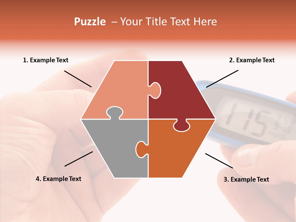 Helping Hand Elderly Hand PowerPoint Template