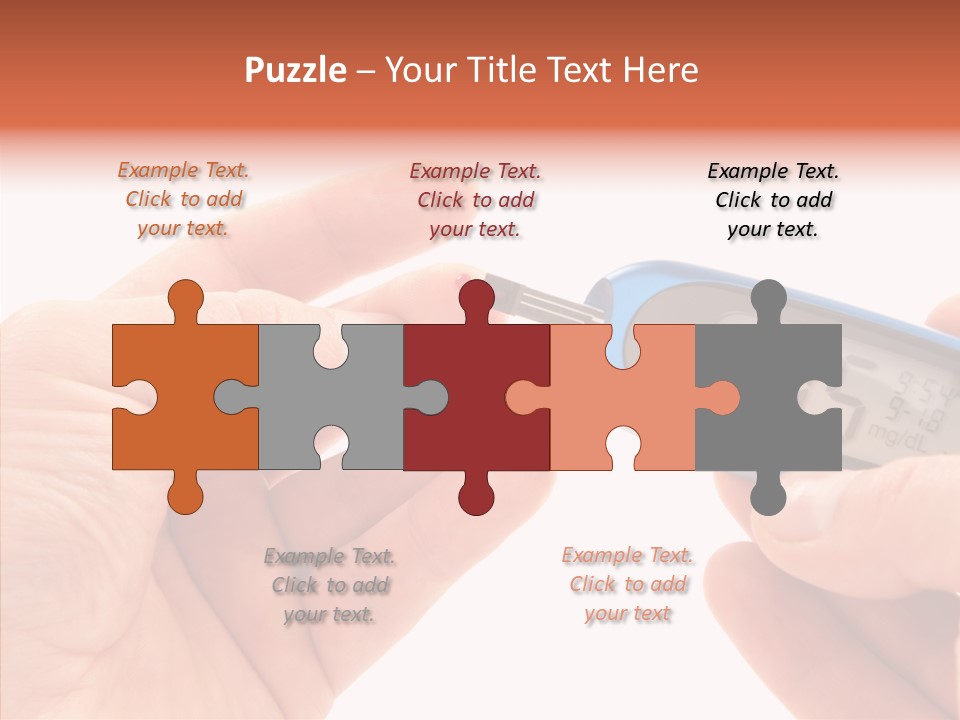 Helping Hand Elderly Hand PowerPoint Template