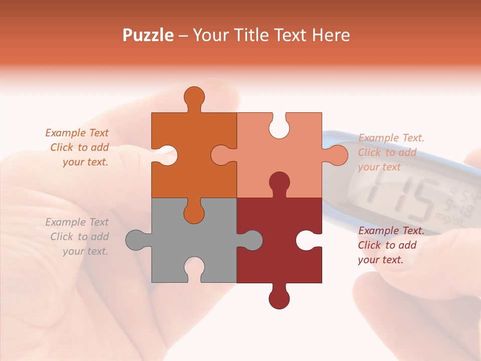 Helping Hand Elderly Hand PowerPoint Template