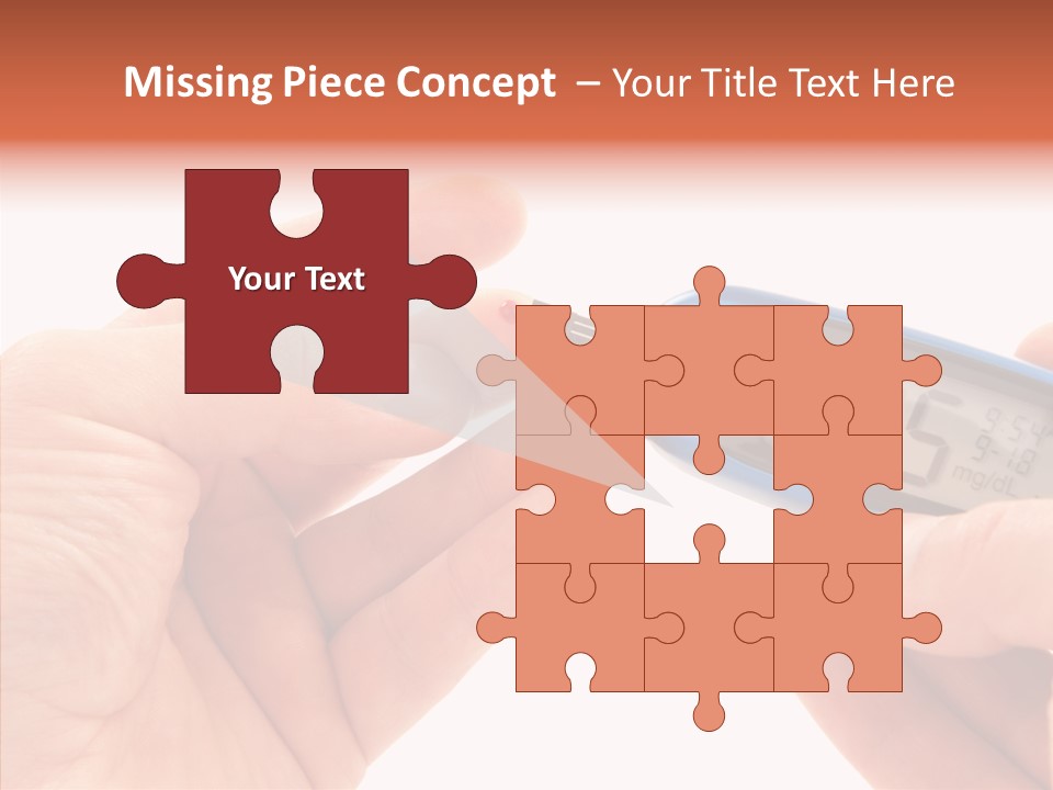 Helping Hand Elderly Hand PowerPoint Template