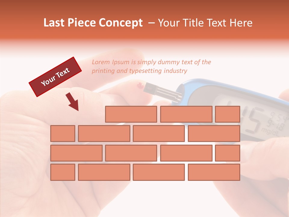 Helping Hand Elderly Hand PowerPoint Template