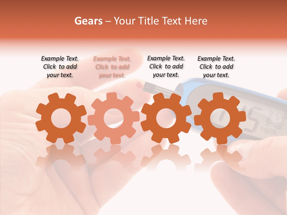 Helping Hand Elderly Hand PowerPoint Template