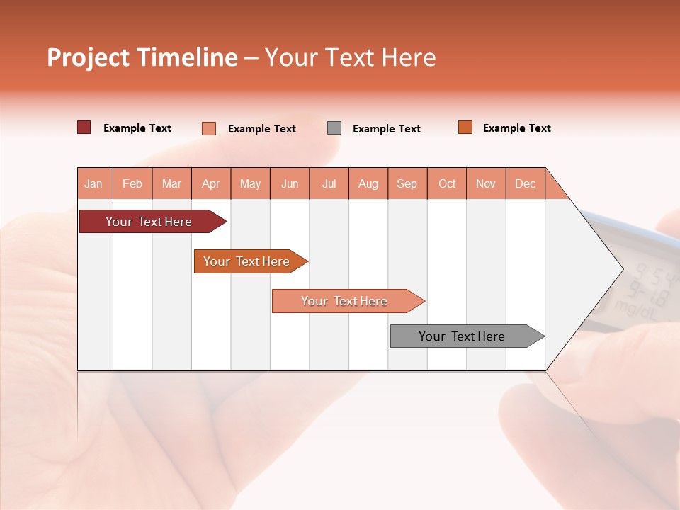 Helping Hand Elderly Hand PowerPoint Template