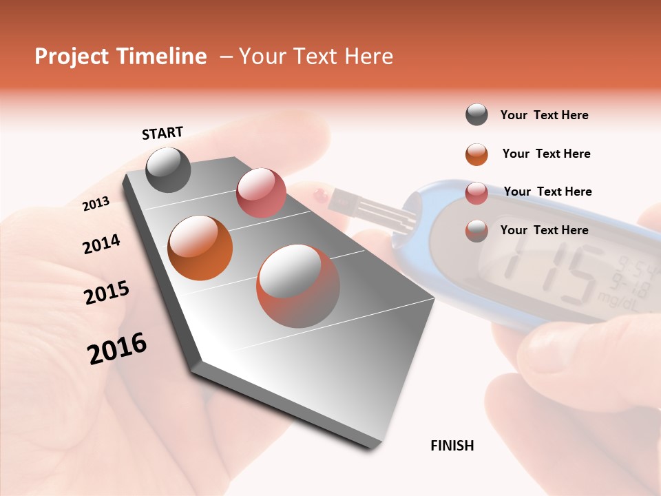 Helping Hand Elderly Hand PowerPoint Template