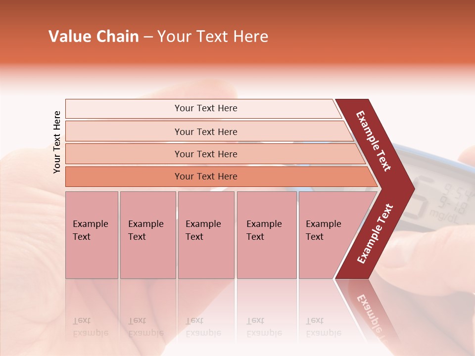 Helping Hand Elderly Hand PowerPoint Template